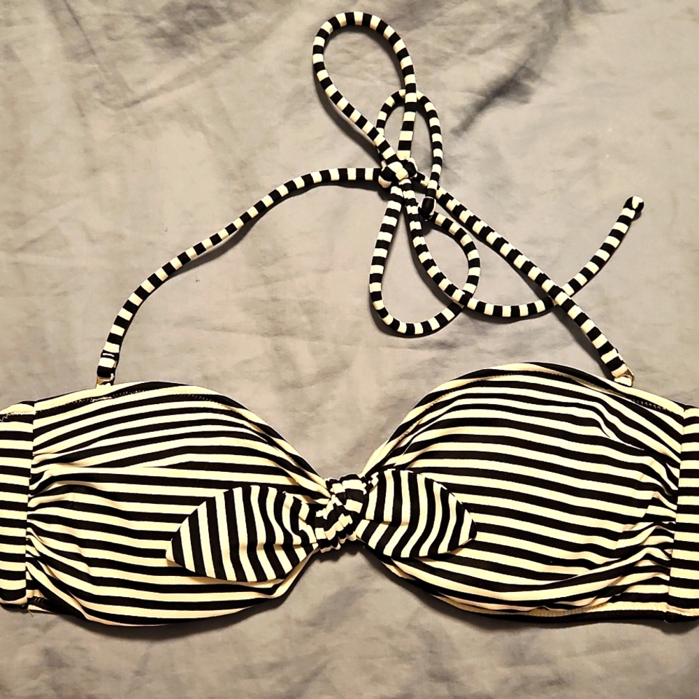Victoria's Secret Stripe Bikini Top S